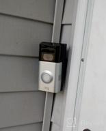 img 1 attached to Enhanced Adjustable (-45° to +45°) Side-to-Side Angle Mount for Ring Video Doorbell 2 - Compatible with Ring 3 and Ring 4 (Doorbell NOT Included) review by John Surabhi