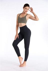 img 2 attached to High-Waisted Naked Feeling Yoga Pants With Pockets By Keepersheep: Stylish Workout Leggings & Capris