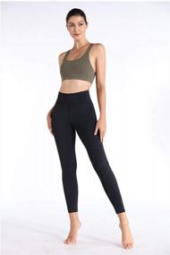 img 3 attached to High-Waisted Naked Feeling Yoga Pants With Pockets By Keepersheep: Stylish Workout Leggings & Capris