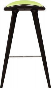 img 1 attached to Add A Pop Of Color To Your Space With Boraam Lucio 29-Inch Green Stool - 1-Pack