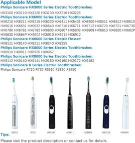 img 2 attached to 🦷 Upgrade Your Oral Care: High-quality Replacement Sonicare Electric Toothbrushes with Airfloss