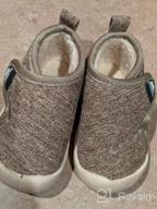 img 1 attached to Stylish and Secure Z T FUTURE Fleece Anti Slip Toddler Sneakers for Boys review by Josh Culotta