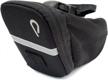 portable and secure cycling storage: vincita stash pack alien saddle bag with quick release and safety features logo