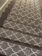 img 1 attached to Upgrade Your Stair Safety With SUSSEXHOME Polypropylene Carpet Strips - Easy To Install Runner Rugs W/ Double Adhesive Tape - Set Of 7 Decorative Mats In Brown review by John Mceachern