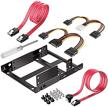 2.5 inch to 3.5 inch ssd/hdd mounting bracket kit with sata and power cables logo