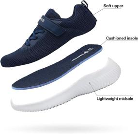 img 1 attached to DREAM PAIRS Breathable Athletic Sneakers Girls' Shoes ~ Athletic