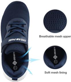 img 3 attached to DREAM PAIRS Breathable Athletic Sneakers Girls' Shoes ~ Athletic