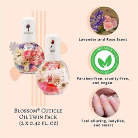 img 3 attached to Ароматизированный кутикула Blossom с инфузией цветов – уход за ногами, руками и ногтями в Nail Care
