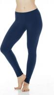 thermajane women's thermal underwear bottoms: fleece-lined winter leggings for cold weather comfort логотип