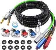 🚛 grepspud 15 ft truck 3 in 1 air line hose kit: heavy duty 3in1 wrap for semi trucks and trailers логотип