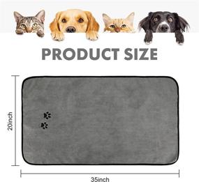 img 3 attached to 🐾 Wipela Pet Microfiber Drying Towel 3-Pack - Ultra Absorbent for Bathing and Grooming Dogs and Cats