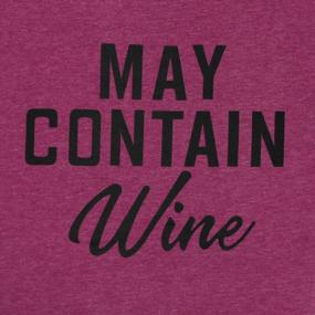 img 1 attached to Get Your Wine Fix With This Women'S Short Sleeve Graphic Tee!