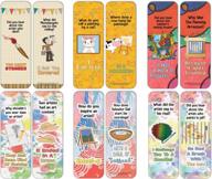 60-pack creanoso funny artist jokes bookmarks - perfect gift for all ages and occasions! logo