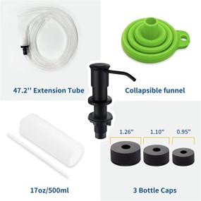 img 3 attached to Upgrade Your Kitchen With Keonjinn Dish Soap Dispenser And Extension Tube Kit – Perfect For Dish Soap Or Hand Soap