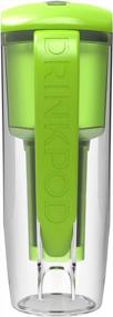 img 1 attached to DRINKPOD PitcherPOD 2.5L 10 Cup Capacity With 2 Bonus Lime Cartridges - Perfect For Parties!