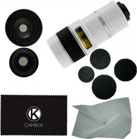 img 3 attached to Enhance Your Samsung Galaxy S4 Photography With CAMKIX Camera Lens Kit - 8X Telephoto, Fisheye, Macro, And Wide Angle Lenses With Accessories And Case