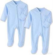 eleven's kingdom baby kids sleep and play cotton pajamas | zip front footed sleeper 0-12 months логотип