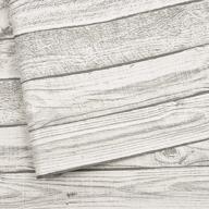 17.7in x 118in self adhesive wood texture wallpaper matte shiplap peel and stick paper for furniture wall refurbishment logo