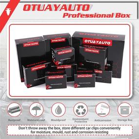 img 1 attached to 🔧 OTUAYAUTO 50PCS Toyota Trim Panel Clips Retainer - Tacoma, Tundra, Camry & More | OEM: 90467-10188 Replacement