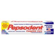 pepsodent complete original flavor toothpaste 🦷 - enhanced oral care for healthy teeth logo