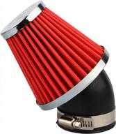 48mm universal motorcycle air filter by nibbi for dirt bikes, atvs, and pit bikes - fits honda, yamaha, suzuki, ssr, ttr, mini bikes, gy6, and ajs - top-quality breather filter logo