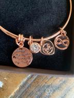 img 1 attached to Sister Friend Expandable Charm Bracelets - Unbreakable Bond, Forever Friends review by Jordan Doyle