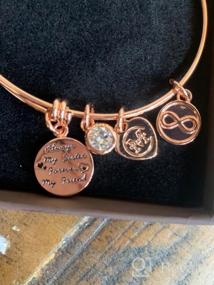 img 7 attached to Sister Friend Expandable Charm Bracelets - Unbreakable Bond, Forever Friends