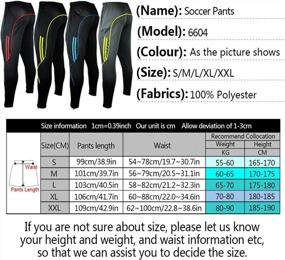 img 1 attached to Shinestone Men'S Athletic Wear: Soccer Jersey, Training Pants, Casual Pants, And Fitness Pants