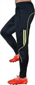 img 2 attached to Мужская спортивная одежда Shinestone: футбольное джерси, тренировочные штаны, повседневные штаны и штаны для фитнеса
