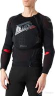 leatt unisex adult body protector black motorcycle & powersports -- protective gear logo