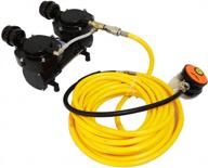 explore the deep seas with hpdavv 3rd lung snorkeling air compressor set: includes 50ft abs hose & diving regulator - powered by 12v dc battery logo
