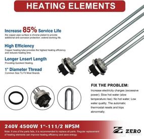 img 3 attached to Zero EWH-04 Dual Wrench Socket Removal Tool and Plumber's TOD Style Thermostats Kit: Efficient Plumbing Solutions in One Package