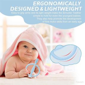 img 1 attached to Multi-Functional Silicone Baby Toothbrush: Soothe Sore Gums, Massage Effect, Car Seat Toy & Baby Shower Gift