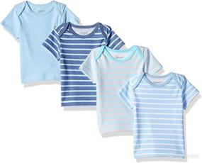 img 4 attached to 👶 Hanes Ultimate Baby Flexy 4-Pack: Comfy Short Sleeve Crew Tees for Your Little Ones!