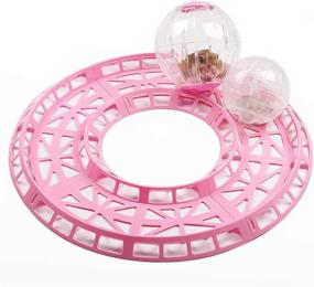 img 1 attached to Gutongyuan 5.5 Inch Exercise Ball Toy for Small Pets - Hamster Ball, Running Hamster Wheel - Relieves Boredom and Boosts Activity - Plastic Crystal Material