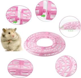 img 2 attached to Gutongyuan 5.5 Inch Exercise Ball Toy for Small Pets - Hamster Ball, Running Hamster Wheel - Relieves Boredom and Boosts Activity - Plastic Crystal Material