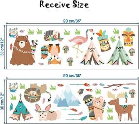 img 1 attached to 🐾 Cute Cartoon Animals Wall Stickers: Grass Owls, Lions, and Foxes – Perfect for Children's Rooms and Baby Bedrooms!