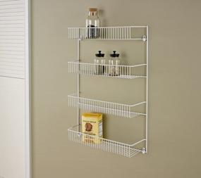 img 2 attached to ClosetMaid 8033 4-Tier Wall Rack, 18-Inch Wide