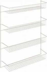 img 4 attached to ClosetMaid 8033 4-Tier Wall Rack, 18-Inch Wide