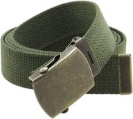 canvas military style antique 👖 buckle men's accessories: the ultimate belt upgrade logo