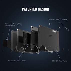 img 1 attached to Аутентичный минималистический блокирующий бумажник Ridge: мужские аксессуары: бумажники, карманы для карт и органайзеры для денег.