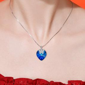 img 3 attached to Stunning Sterling Silver Necklaces - Perfect Valentines Day Gifts For Women, Moms, And Teens!