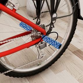 img 1 attached to 4PCS KINSPORY Велосипедные подножки для осей 3/8 дюймов - Противоскользящие подножки для велосипеда BMX из алюминиевого сплава для горных велосипедов и велосипедных задних сидений