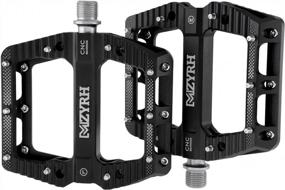 img 2 attached to MZYRH Road/MTB Bike Pedals - 3 Bearings, 9/16” Aluminum Alloy Bicycle Platform Pedals For BMX MTB
