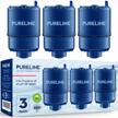 3 pack pureline rf9999 filter replacement for pur fm-2500v, fm-3700, pfm150w, pfm350v, pfm400h & pfm450s water faucet filters. logo
