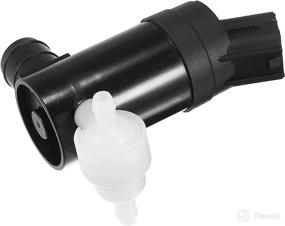 img 1 attached to ACROPIX Windshield Washer Motor Pump - Fits Kia Sedona & Sorento - Pack of 1 - Black