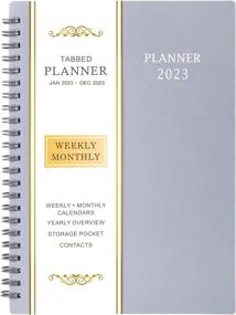 img 4 attached to 2023 Organizer - Weekly & Monthly Planner For Effective Time Management, January-December 2023, 6.25" × 8.3", Tabs, Inner Pocket, Twin-Wire Binding