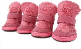 img 4 attached to Winter Warmth for Small Dogs: 🐾 URBEST Dog Boots for Protection on Hot Pavement