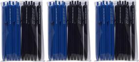 img 2 attached to USA Made RevMark Ballpoint Pens - 36 Pack Of 1.0Mm Medium Point Pens For Extended Writing Life. Smooth Ink Laydown For Home, School, Office, Stores, And Events - Available In Black/Blue Colors.
