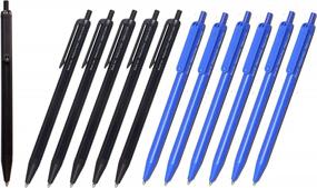 img 1 attached to USA Made RevMark Ballpoint Pens - 36 Pack Of 1.0Mm Medium Point Pens For Extended Writing Life. Smooth Ink Laydown For Home, School, Office, Stores, And Events - Available In Black/Blue Colors.